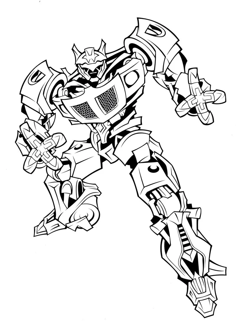 Hình vẽ Transformers phù hợp để tập tô