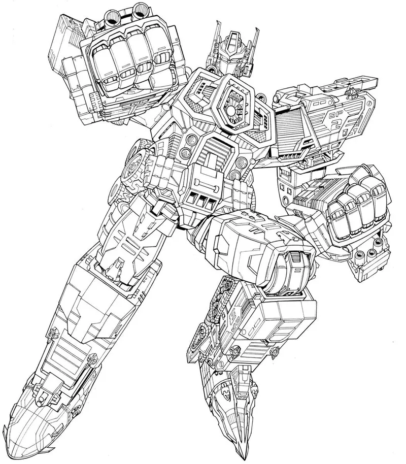 Tranh tô màu Transformers với các nhân vật độc đáo