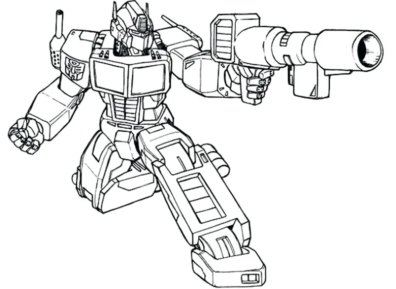 Tô màu Transformers với các nhân vật nổi tiếng