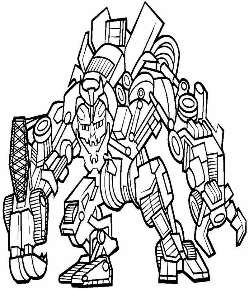 Tô màu Transformers thật vui và thú vị cho bé