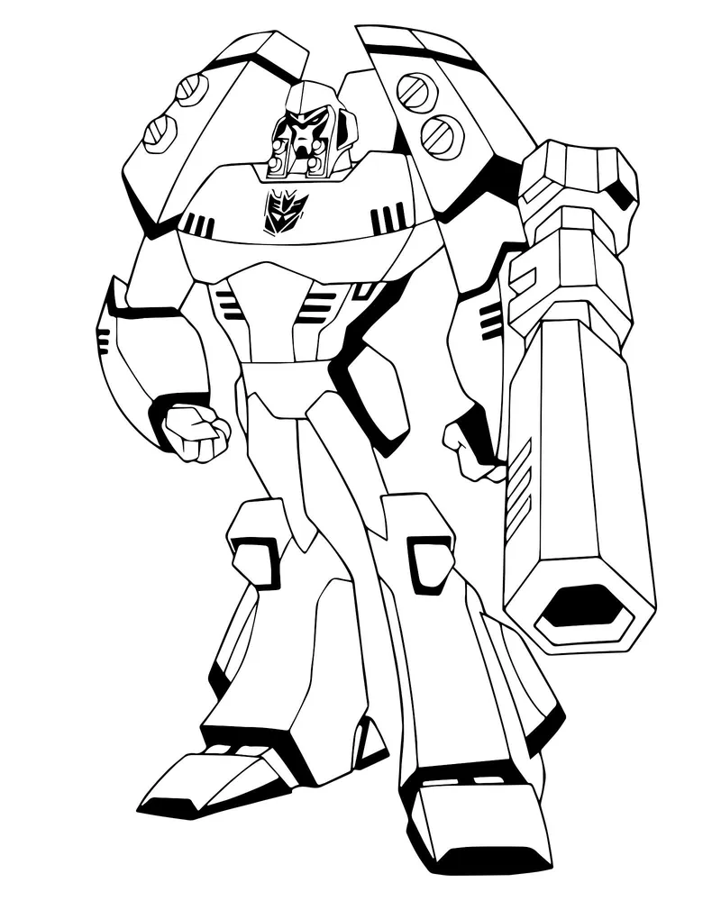 Tranh tô màu Transformers mang lại niềm vui cho trẻ em