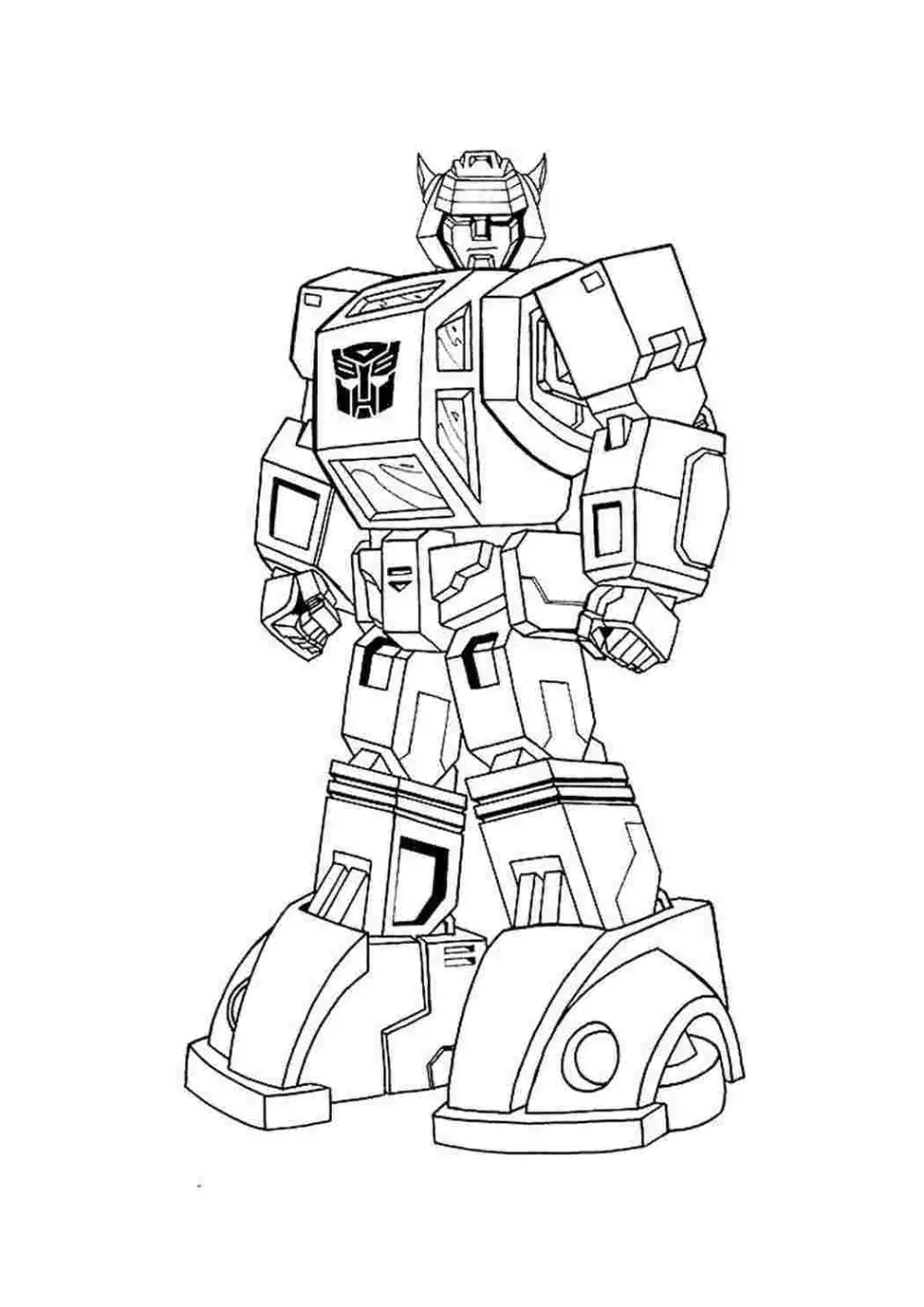 Tập tô tranh Transformers thật thú vị