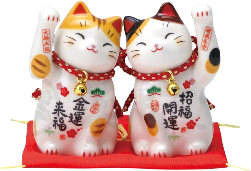 Hình nền mèo thần tài may mắn cho ngày mới tốt lành