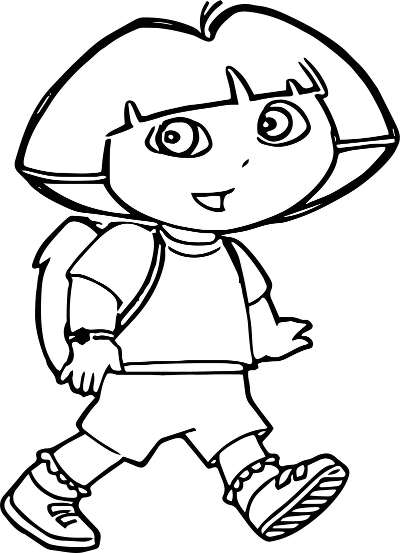 Tranh tô màu Dora The Explorer giúp bé tìm hiểu thế giới Tranh tô màu Dora The Explorer giúp bé tìm hiểu thế giới