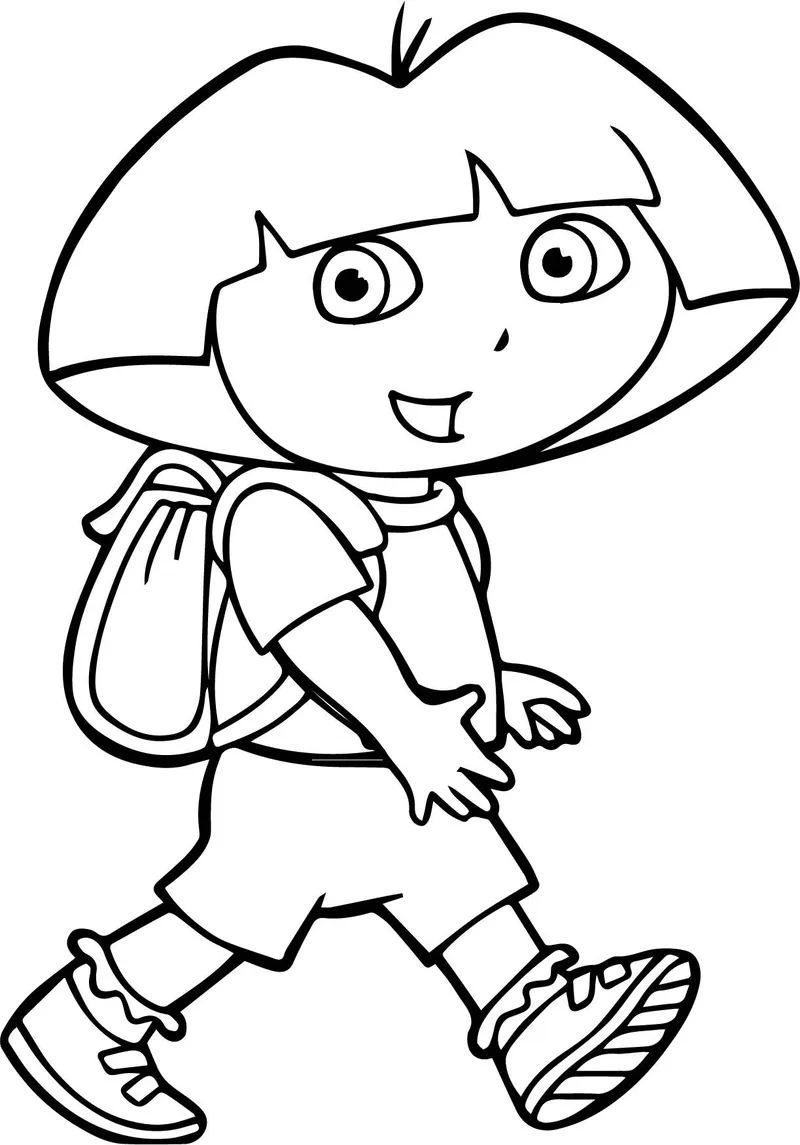 Bộ sưu tập tranh tô màu Dora The Explorer đẹp nhất Bộ sưu tập tranh tô màu Dora The Explorer đẹp nhất