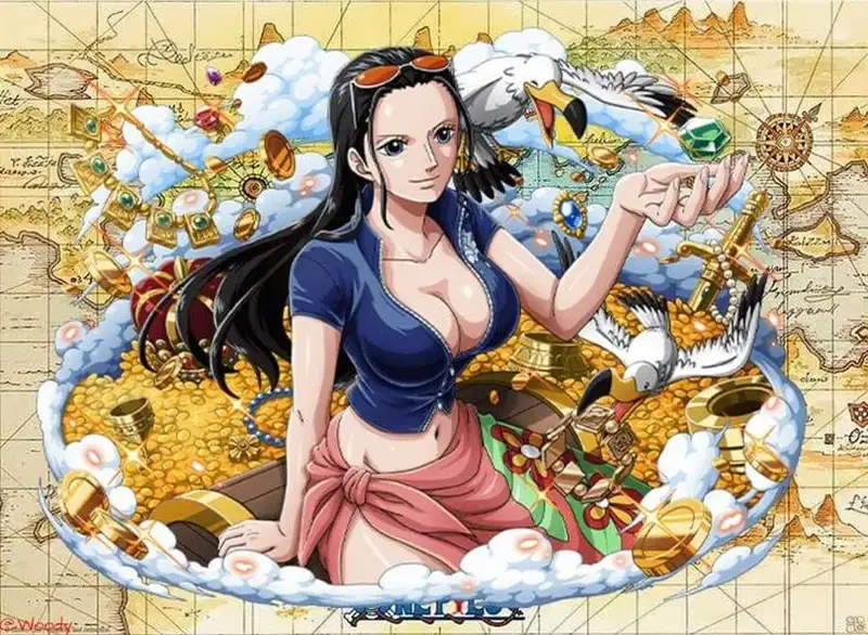 Nico Robin thể hiện sự mạnh mẽ qua ánh mắt trong ảnh Nico Robin thể hiện sự mạnh mẽ qua ánh mắt trong ảnh