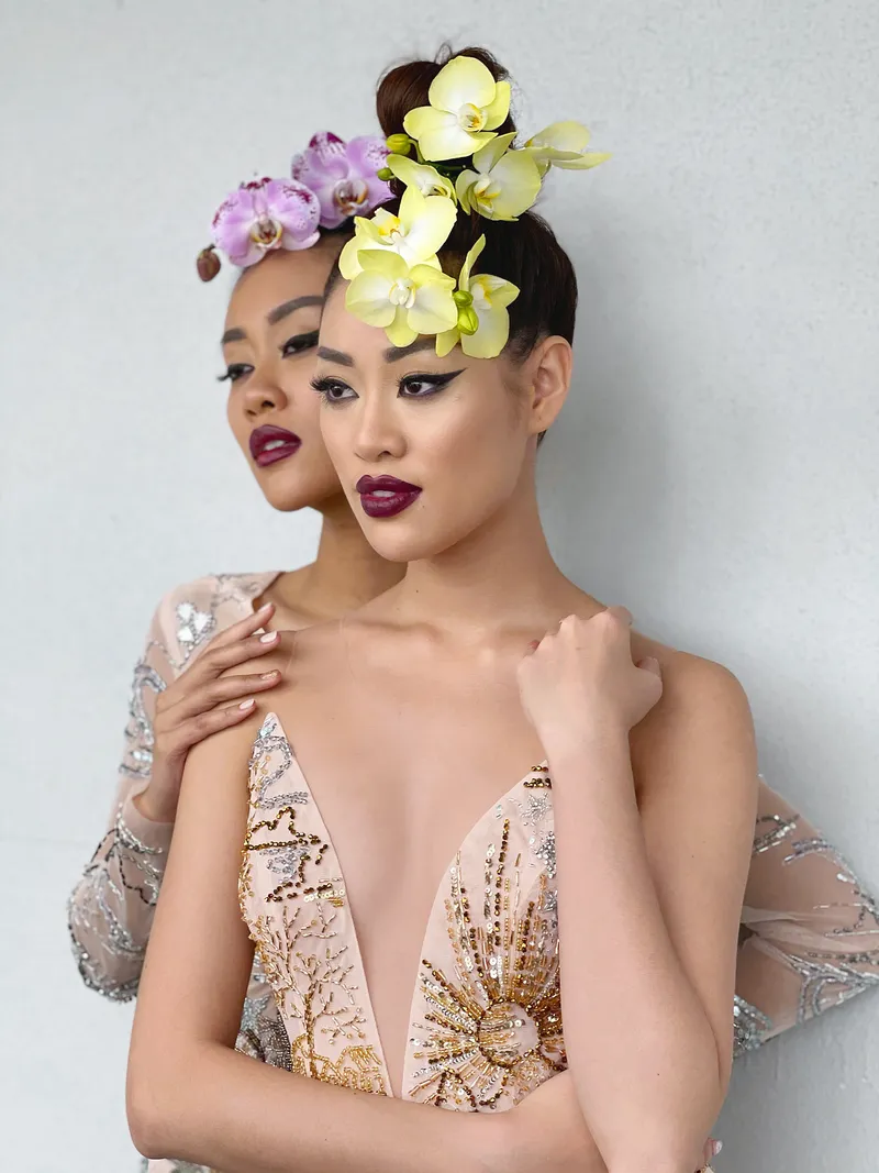 Hình đẹp Khánh Vân tôn vinh nét đẹp Á Đông duyên dáng
