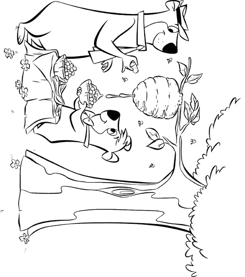 Tranh tô màu Winnie the Pooh cùng bạn bè
