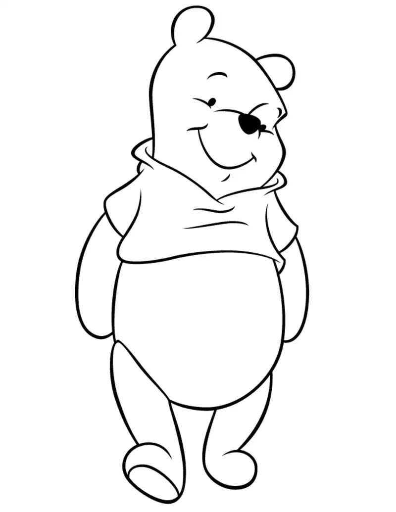 Tranh tô màu Winnie the Pooh cực kỳ ấn tượng