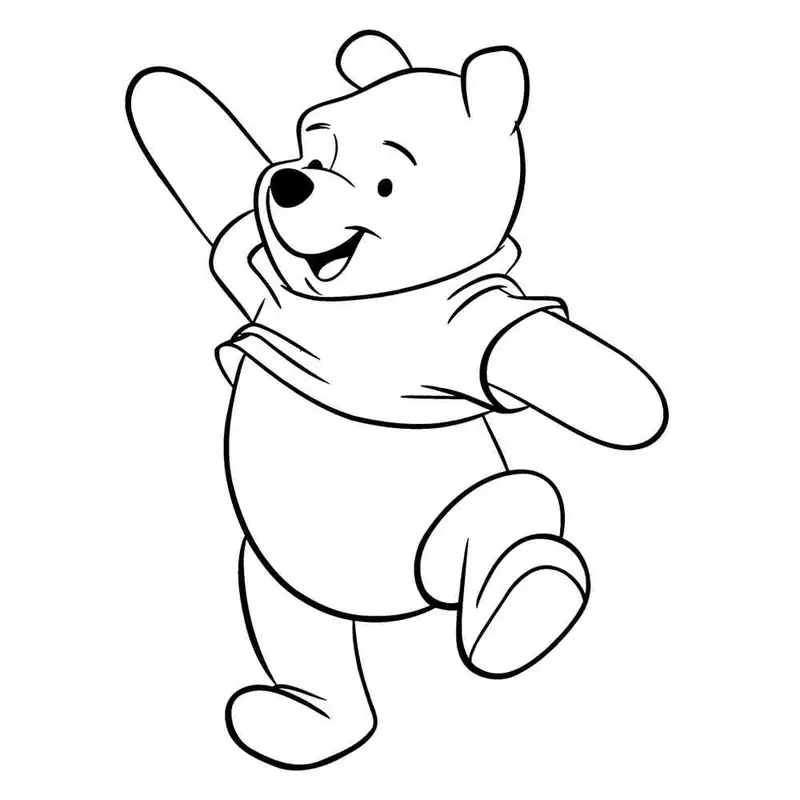 Tranh tô màu Winnie the Pooh từ thế giới hoạt hình nổi tiếng