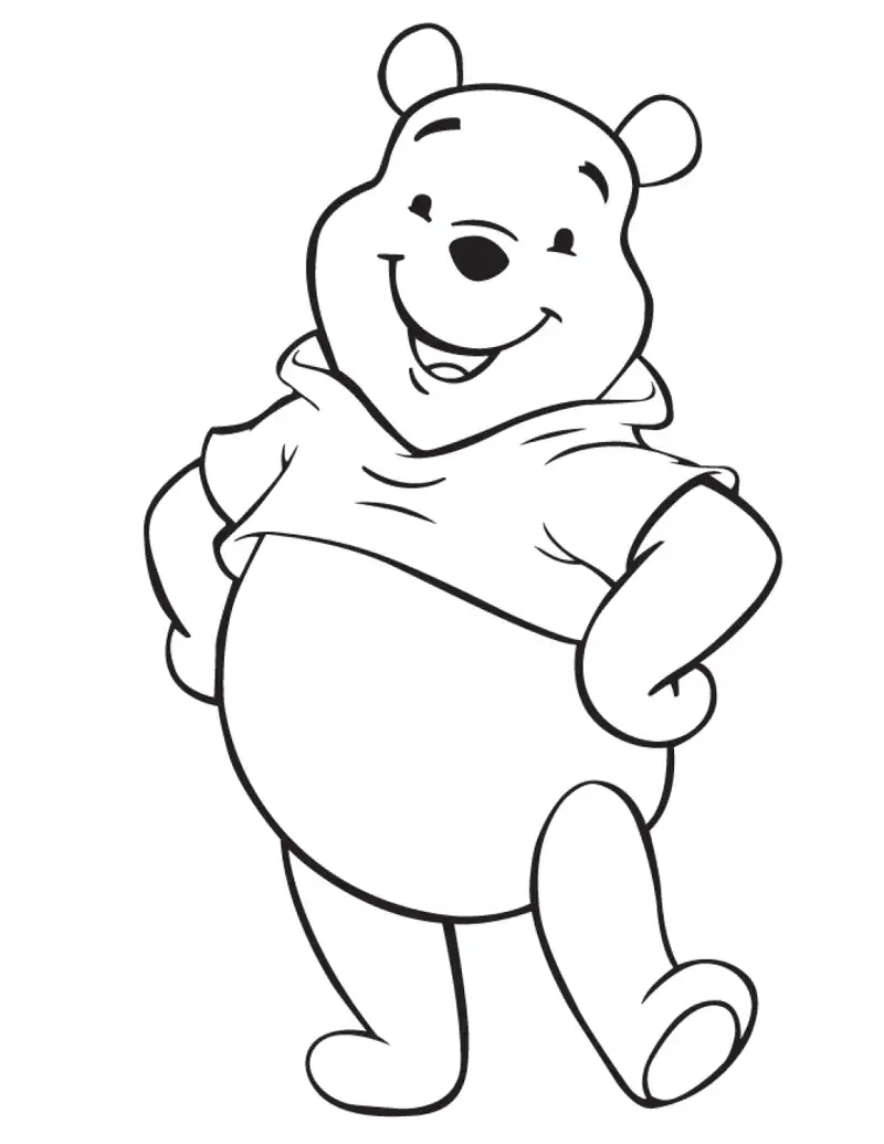 Tranh tô màu Winnie the Pooh cho fan của bộ phim hoạt hình