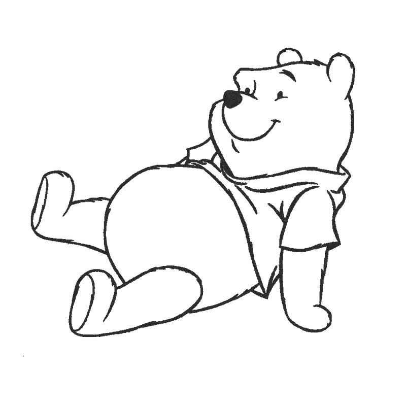 Tranh tô màu Winnie the Pooh giúp phát triển tư duy sáng tạo