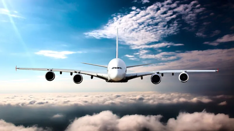 Cảm giác phiêu lưu cùng hình nền máy bay trên bầu trời đẹp
