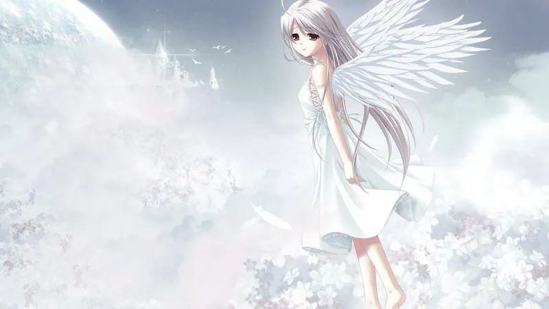 Khám phá hình nền thiên thần anime dễ thương làm say mê bao ánh nhìn