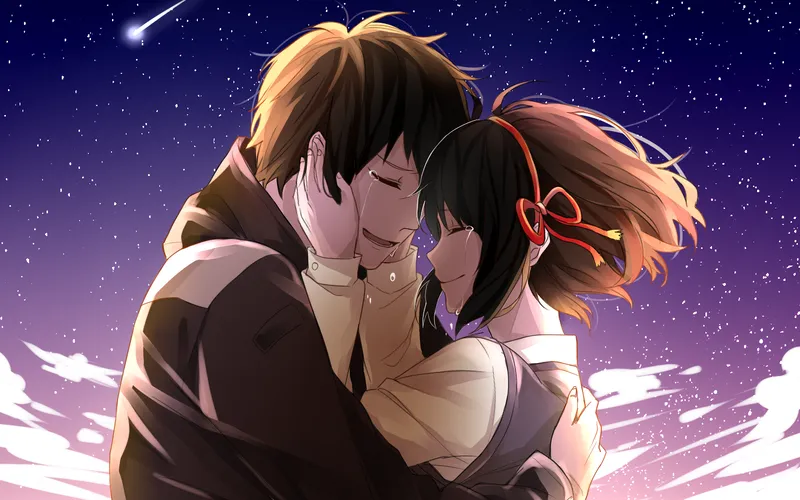 Hình nền anime tình yêu đầy cảm xúc cho người yêu lãng mạn Hình nền anime tình yêu đầy cảm xúc cho người yêu lãng mạn