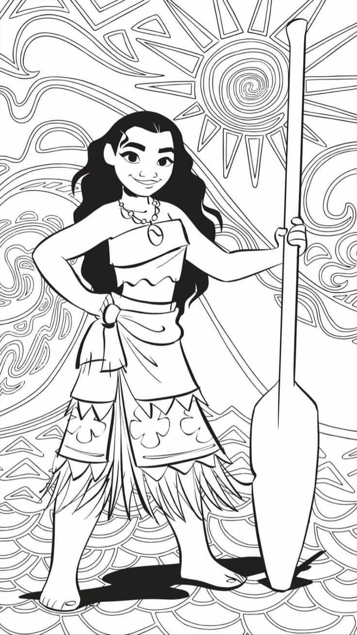 Hình vẽ Moana mang lại cảm hứng sáng tạo Hình vẽ Moana mang lại cảm hứng sáng tạo