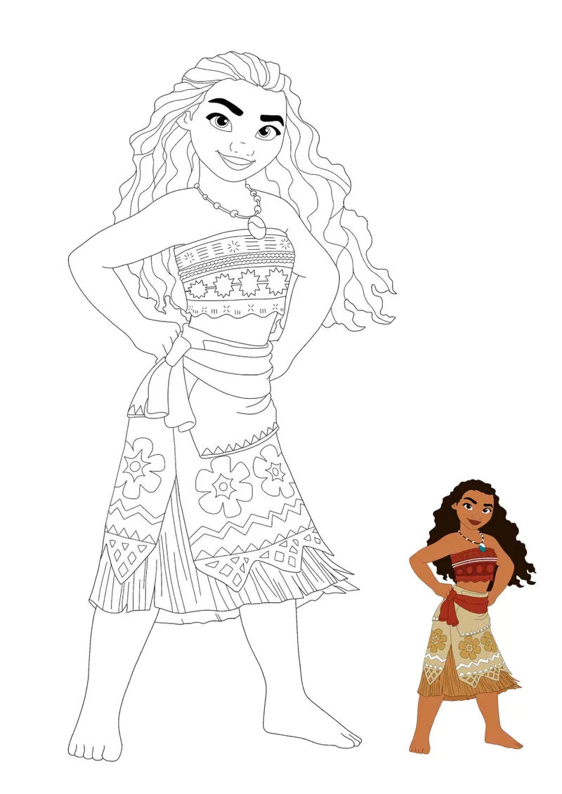 Hình tô màu Moana giúp bé khám phá câu chuyện phiêu lưu Hình tô màu Moana giúp bé khám phá câu chuyện phiêu lưu