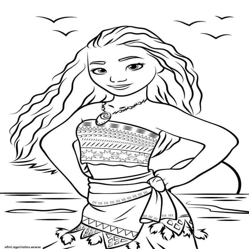 Tô màu Moana dễ dàng và thú vị Tô màu Moana dễ dàng và thú vị