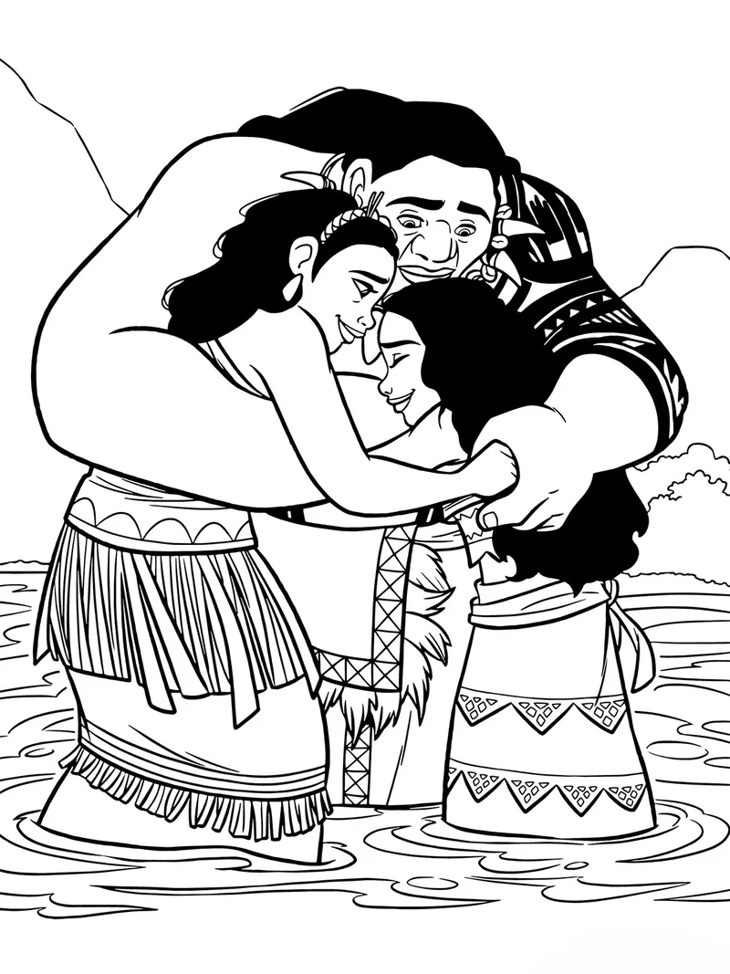Tô màu Moana thật dễ dàng và thú vị Tô màu Moana thật dễ dàng và thú vị