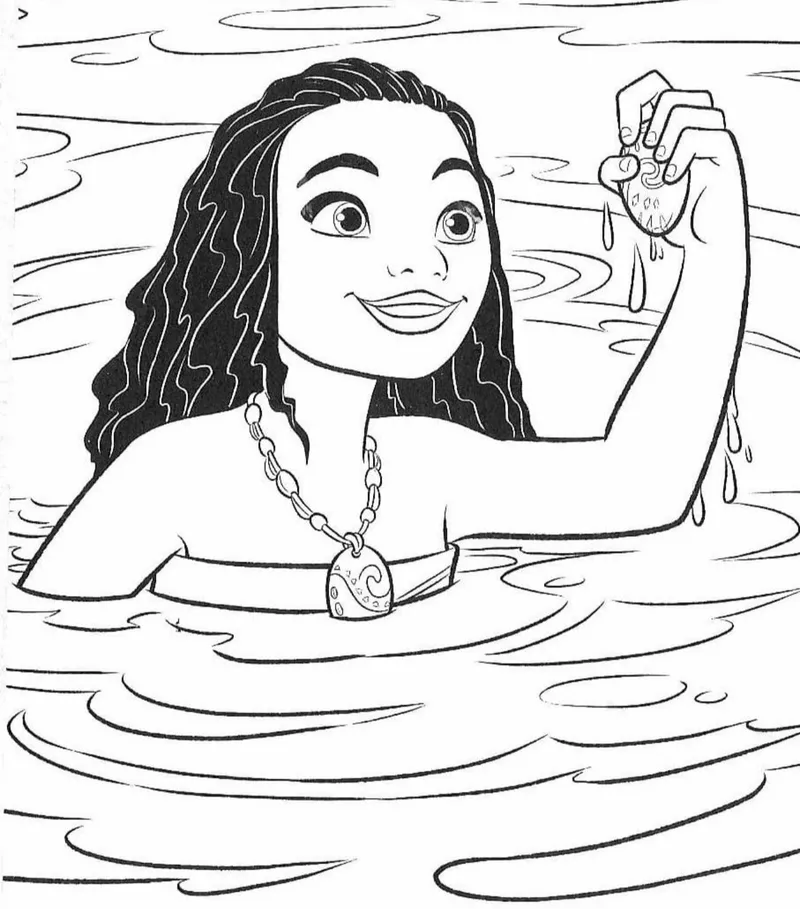 Tập tô tranh Moana thật thú vị Tập tô tranh Moana thật thú vị
