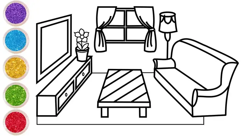Tô màu đồ vật cổ điển và các chi tiết đặc sắc Tô màu đồ vật cổ điển và các chi tiết đặc sắc