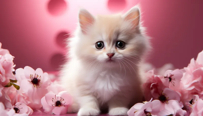 Mỗi lần mở máy là một lần vui với hình nền mèo cute đáng yêu