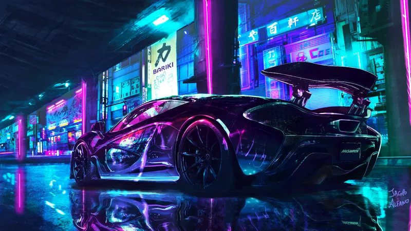 Phong cách tối giản cùng các hình nền neon đơn giản Phong cách tối giản cùng các hình nền neon đơn giản