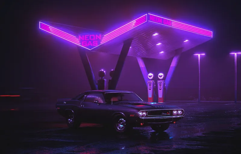 Hình nền neon đơn giản, nhưng không kém phần độc đáo Hình nền neon đơn giản, nhưng không kém phần độc đáo