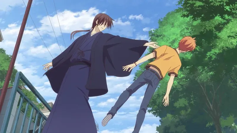 Sự mạnh mẽ của Kazuma Sohma anime được thể hiện rõ trong từng chi tiết.