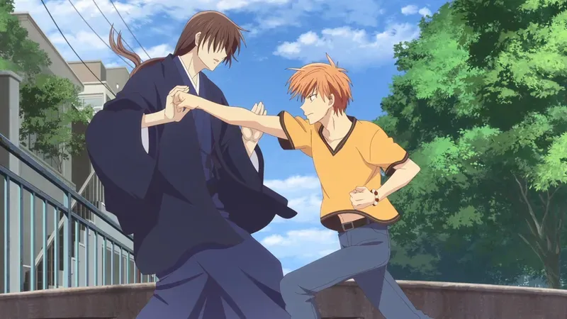 Sự bình tĩnh và thông minh của Kazuma Sohma anime được thể hiện qua từng chi tiết.