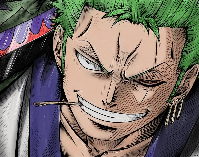 Hình ảnh Roronoa Zoro với phong cách kiếm sĩ không thể nhầm lẫn Hình ảnh Roronoa Zoro với phong cách kiếm sĩ không thể nhầm lẫn