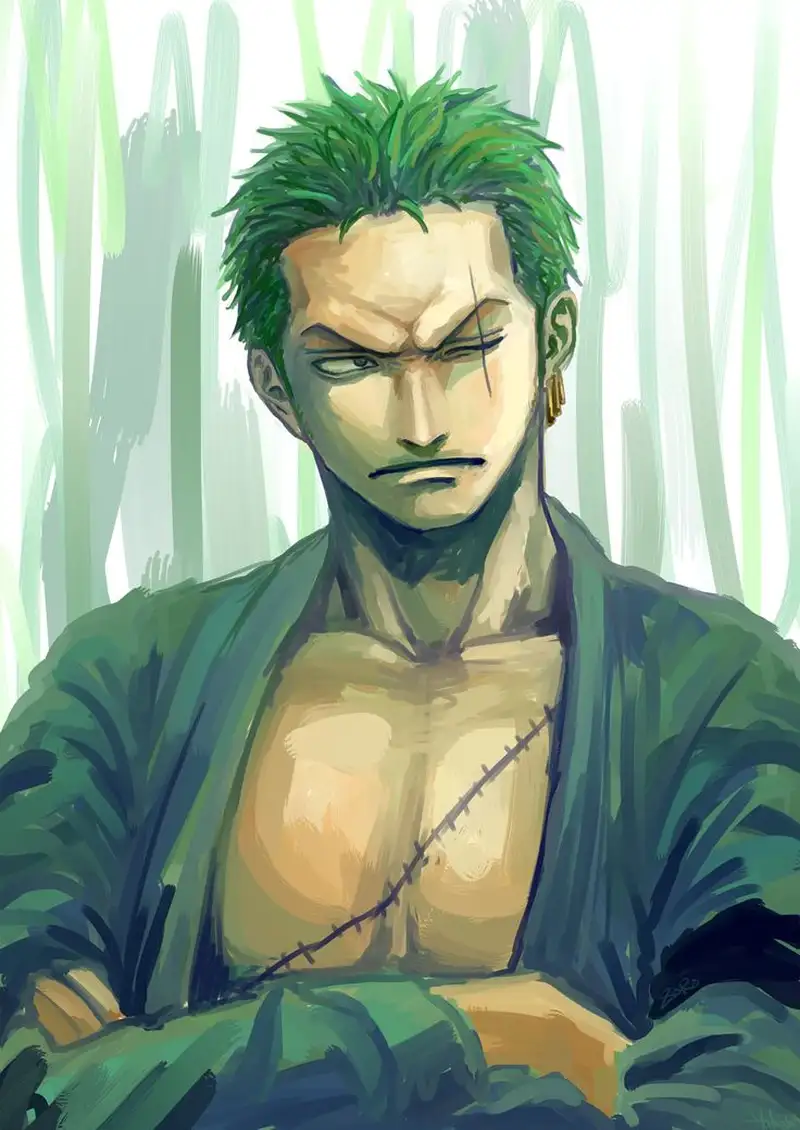 Hình ảnh Roronoa Zoro với phong cách kiếm sĩ lừng danh Hình ảnh Roronoa Zoro với phong cách kiếm sĩ lừng danh