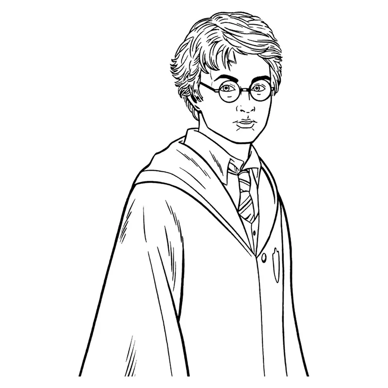 Tranh tô màu Harry Potter tạo cảm hứng cho bé Tranh tô màu Harry Potter tạo cảm hứng cho bé