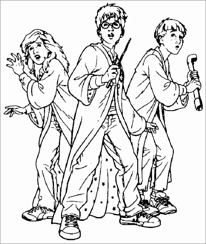 Tranh tô màu Harry Potter cực kỳ lôi cuốn Tranh tô màu Harry Potter cực kỳ lôi cuốn