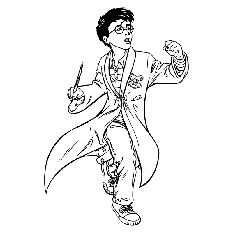 Tô màu Harry Potter với hình ảnh sắc nét Tô màu Harry Potter với hình ảnh sắc nét
