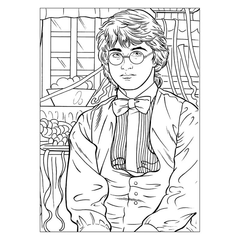 Tranh tô màu Harry Potter từ thế giới phép thuật Tranh tô màu Harry Potter từ thế giới phép thuật