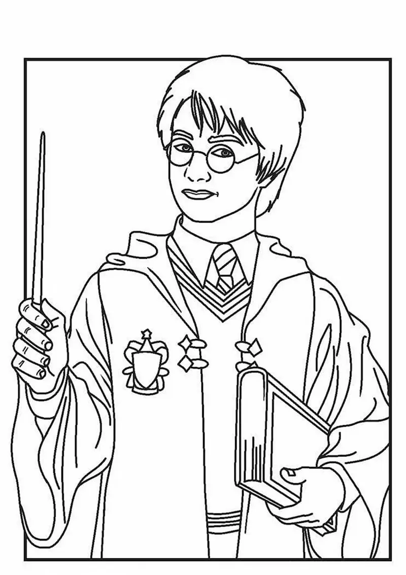 Tô màu Harry Potter thật dễ dàng và sáng tạo Tô màu Harry Potter thật dễ dàng và sáng tạo