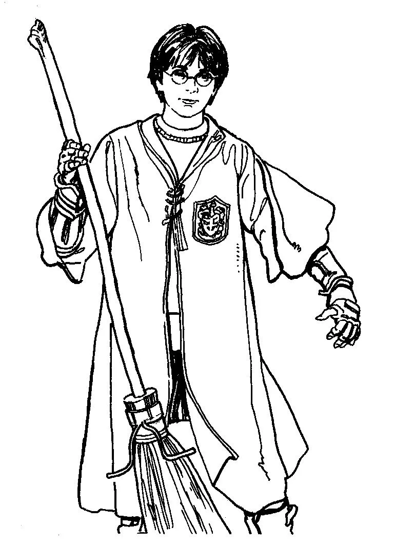 Hình tô màu Harry Potter cho fan nhỏ tuổi Hình tô màu Harry Potter cho fan nhỏ tuổi