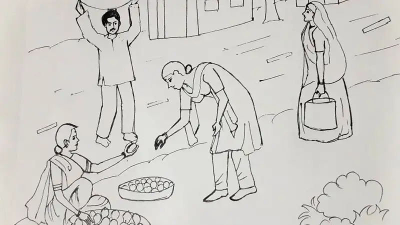 Tô màu đồ vật cổ điển với hình ảnh sắc nét