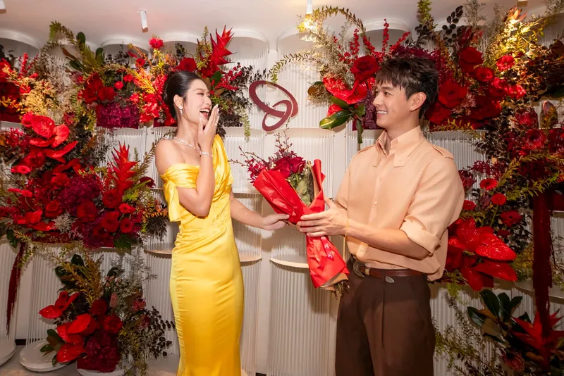 Hình ảnh ca sĩ diễn viên Song Luân tại lễ ra mắt phim mới