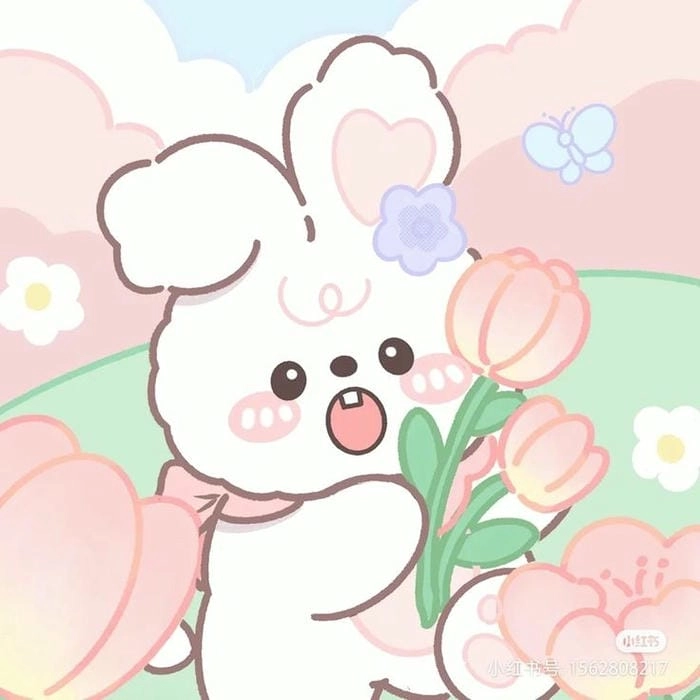 Thử ngay chibi chibi sticker thỏ cute đẹp