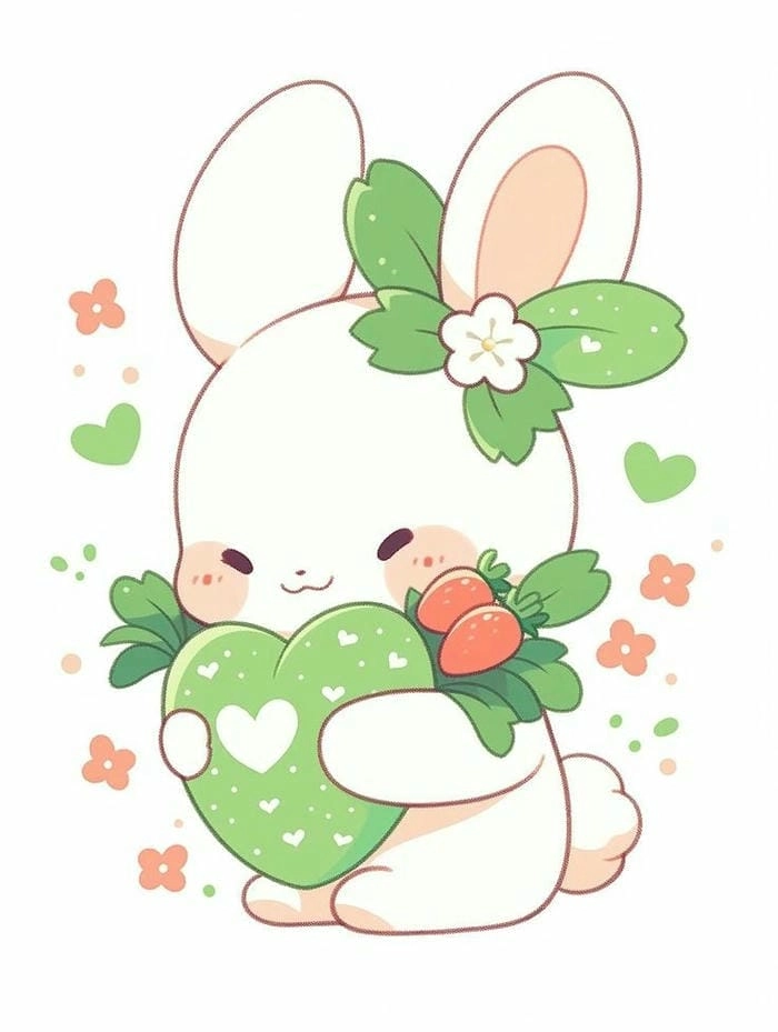 Tuyển chọn chibi cute hình con thỏ cute đẹp