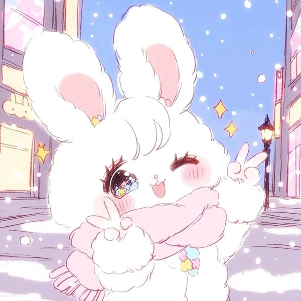 Bộ sưu tập siêu yêu anime chibi thỏ cute