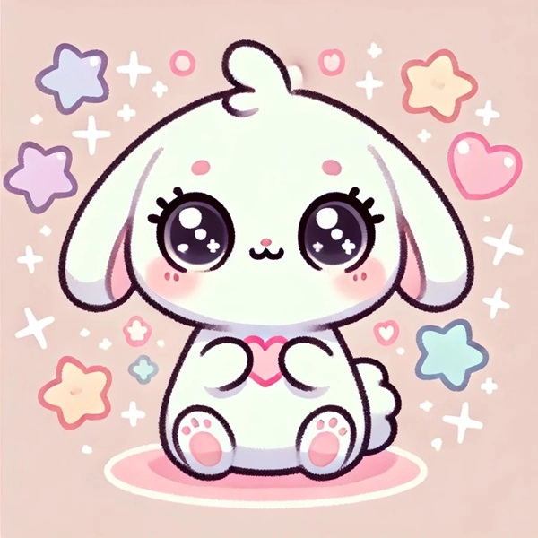 Cùng xem thỏ cute hình chibi siêu dễ thương
