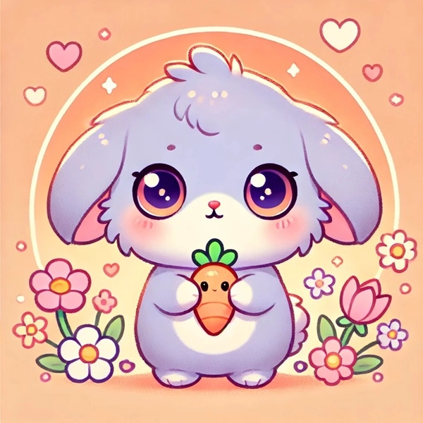 Xem ngay anime thỏ cute hình chibi đẹp