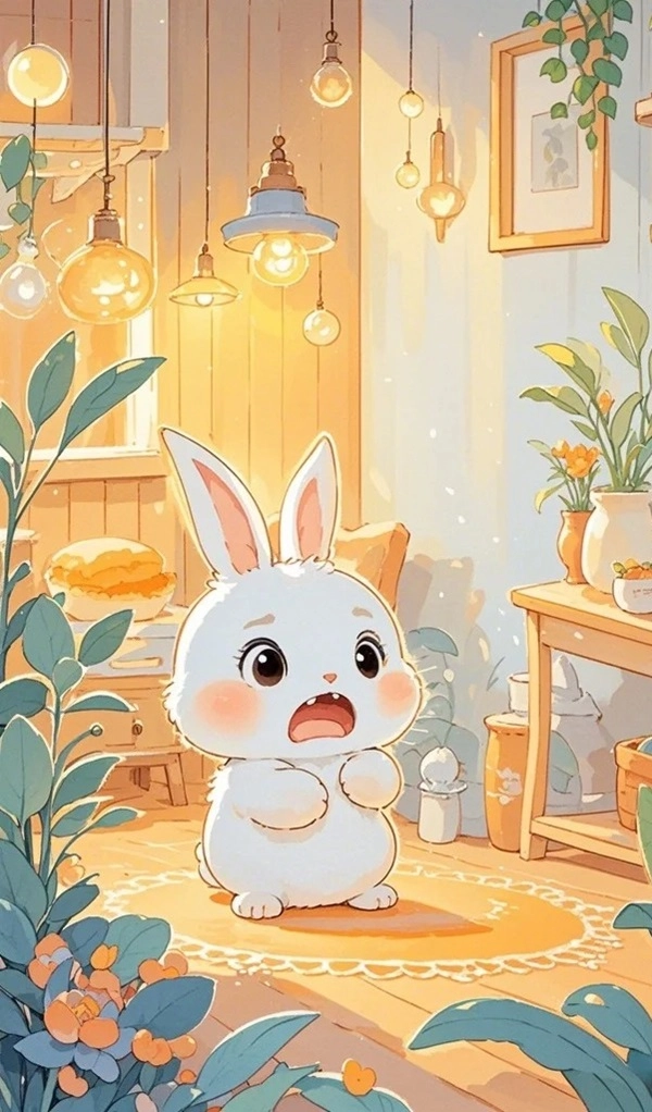 Tham khảo ngay thơ đơn chibi hình vẽ con thỏ cute