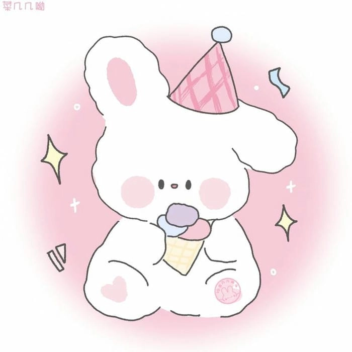Tải ngay hình chibi thỏ cute siêu đáng yêu