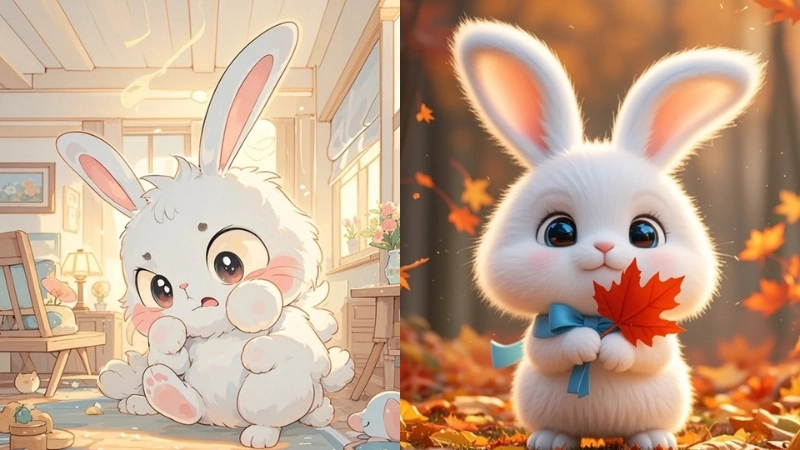 Hình ảnh thỏ cute chibi là gì?