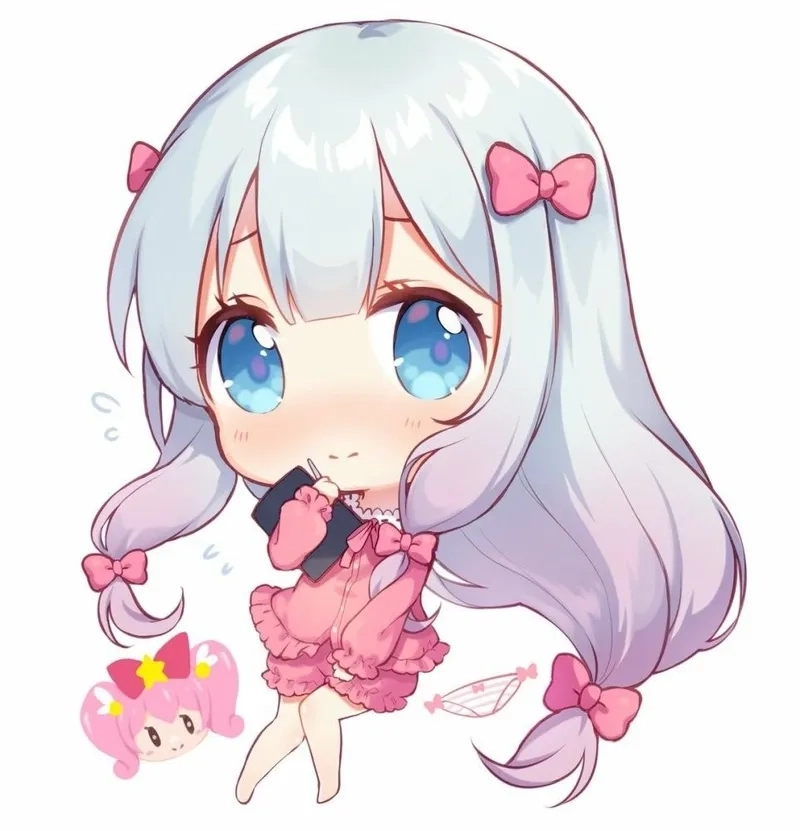 Tổng hợp siêu hot hình anime nữ cute chibi