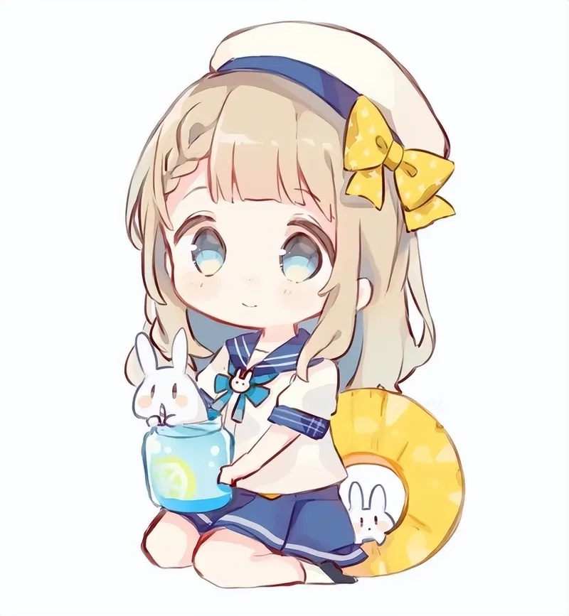 Bộ ảnh độc đáo hình cute chibi nữ